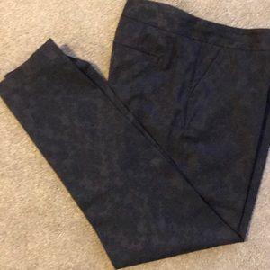 Black brocade pants by Laundryby Shelli Segal